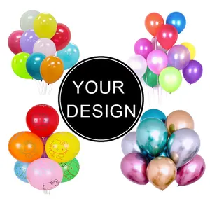 个性化派对全彩可打印乳胶气球定制标志气球