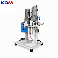 Máquina Tapadora de Botellas Eléctrica Semiautomática KDM-SC60 para Frascos de Cosméticos, Botellas de Vidrio y Plástico