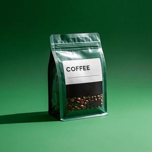 Bolsas de Papel Mate con Cierre Zipper para Café y Té, Impresión Personalizada, 250g 500g 1Kg, Reciclables, con Válvula y Cierre - Product Image 2