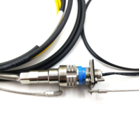 Connecteurs circulaires standard de la série ZLTC MIL-DTL-38999 Assemblage de câble à fibre optique à 2 noyaux