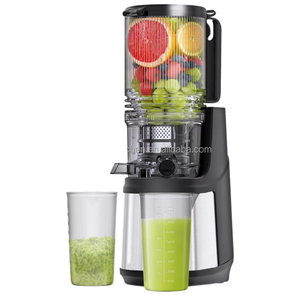 Extracteur de Jus et Mixeur Automatique Grand Calibre en Acier Inoxydable, Centrifugeuse Lente Portable à Usage Domestique avec Séparation des Résidus de Jus - Product Image 2