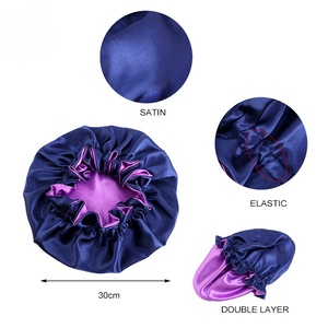 Nuevo Diseño, 100% Seda de Lujo, Doble Capa, Estampado Sólido, Gorros de Diseñador de Primera Calidad para Mujer, Venta al por Mayor para Proteger el Cabello - Product Image 6