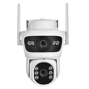ICsee屋外4MP WiFiソーラー防犯カメラデュアルレンズワイヤレスPTZ <span class=keywords><strong>CCTV</strong></span>ナイトビジョン付きCMOSセンサーIP機能 - Product Image 2