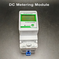 RUIPEIN Meter Energi Fotovoltaik Satu Fasa DC1000V Input Rail Mounted Kelas Akurasi 1.0 50A Maks 5A Terpasang LCD Metering