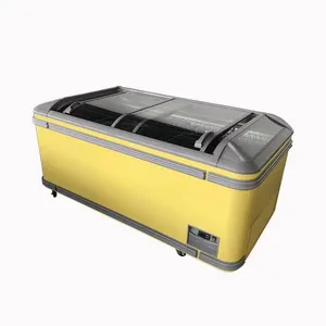 Excellent Quality Aht Style 1000L Island Display Chest Freezer