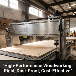 Profil de poutre de portique robuste 160x160 pour routeur CNC de travail du bois - Product Image 2