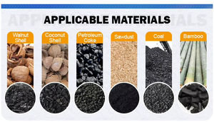 Línea Completa de Producción de Briquetas de Carbón de Cáscara de Palma, Horno de Carbonización Continua, Motor de Carbón para Narguile de Acero Inoxidable - Product Image 5