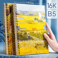 2024 nouveau Design A5 couverture rigide approvisionnement d'usine couverture rigide mignon cahier à spirale A5