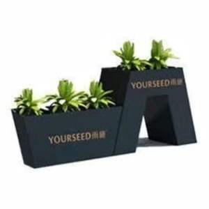 Commercial carré <span class=keywords><strong>immobilier</strong></span> vente bureau jardin lit de fleurs extérieur rectangulaire cloison fer Art Floral Design pour pavillon - Product Image 1