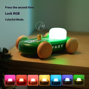 Creative RGB <strong>Night</strong> Light Handmade <strong>Log</strong> Cross Border LED Luminous Desktop Ornaments Modern Touch Control Gift for Children Bedroom - Product Image 4