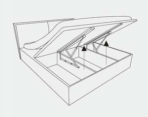Bisagras E-shining Cama plegable Puntales de gas Mecanismo de elevación de cama Elevador de caja de cama - Product Image 5