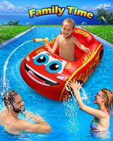 Bouée gonflable personnalisée pour enfants avec pistolet à eau - Vente en gros directe usine - Jouet aquatique pour garçons - Amusement estival