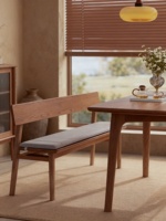 Banc de salle à manger moderne minimaliste en bois massif, tabouret long, siège créatif, mobilier de maison, sièges peu encombrants, multiples CY031