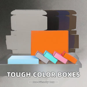 Hộp các tông sóng màu matt cán xốp lót thêm vật liệu tái chế chịu áp lực cứng tùy chỉnh - Product Image 2