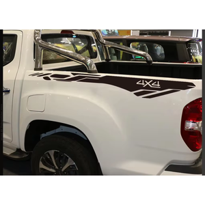 Pegatinas Laterales para Maletero de Coche, Gráficos <span class=keywords><strong>4x4</strong></span>, Calcomanía para la Parte Trasera de la Caja de Camioneta, Cubierta de PVC Estilo Cyberpunk para Hilux, Isuzu Dmax, F150 - Product Image 2