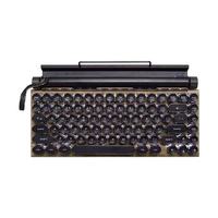 Keyboard Gaming Profesional 83 Tombol Nirkabel RGB Back Light Mewah Model Mesin Ketik Tahan Air Tujuh Warna Baru