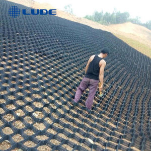 Kunststoff-Einfahrtsgitter aus HDPE für Straßenbodenstabilisierung und Geozellen-Stützmauern - Product Image 4