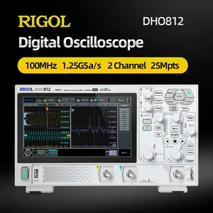 Oscilloscope numérique RIGOL DHO802/DHO804/DHO812/DHO814 2/4 canaux, bande passante 70MHz/100MHz, 12 bits, outils de mesure (version continentale) - Product Image 4