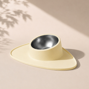 Customized durable <b>travel</b> <b>dog</b> <b>bowl</b> with food-grade silicone removable stainless steel liner non-slip base easy to clean - Product Image 1
