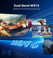Proyector GTV con Licencia Oficial, Wifi, Smart TV, Juegos, 4K, 1080P, Inalámbrico para Teléfono Móvil, Hogar, Negocios, Educación, Reuniones