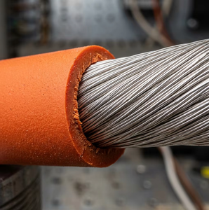 Câble d'alimentation en silicone monobrin PrimePro 0,6 kV, conducteur en cuivre étamé haute flexibilité, résistant à la chaleur 200°C, câble de batterie pour véhicule électrique, homologué UL - Product Image 3