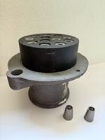 Ancre à coin en acier précontraint de qualité supérieure 12,7 mm, tête en acier 40Cr, résistance à la traction de 1860 MPa, finition noircie pour applications en béton