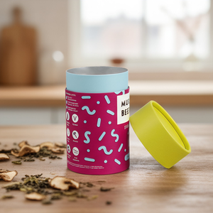 Tube d'emballage <span class=keywords><strong>de</strong></span> tube <span class=keywords><strong>de</strong></span> papier cylindrique imprimé <span class=keywords><strong>de</strong></span> qualité alimentaire biodégradable personnalisé pour le stockage <span class=keywords><strong>de</strong></span> poudre libre <span class=keywords><strong>de</strong></span> cuillère - Product Image 2