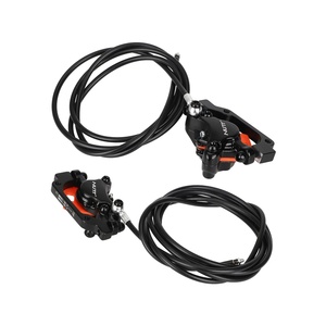Kit de frein à disque hydraulique avant droit et arrière droit pour scooter 180F 160R, compatible avec câble de frein de 1400 mm, tuyau hydraulique de 2200 mm, 2 pistons - Product Image 6