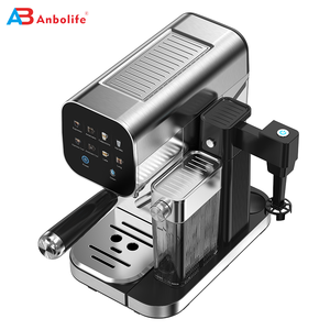 Macchina per Espresso Anbolife Caldo/Freddo 20 <span class=keywords><strong>Bar</strong></span> con Contenitore Latte e Macinacaffè Regolabile per Espresso, Cappuccino, Latte, Americano – Uso Domestico e Ufficio - Product Image 1