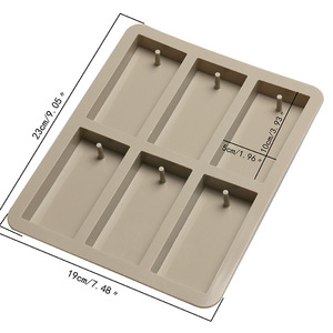 Ornements suspendus résine bijoux tablettes d'aromathérapie moules en cire de Silicone - Product Image 2