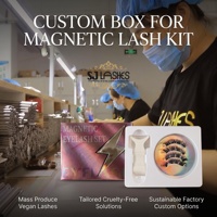 Cils magnétiques doux d'apparence naturelle, légers, à clipser, sans colle, faux cils magnétiques imperméables, réutilisables, kit de cils magnétiques doux