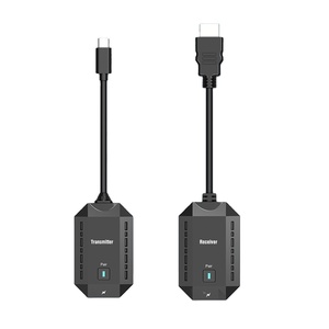 Extensor HDMI Inalámbrico Tipo-C, Adaptador <span class=keywords><strong>de</strong></span> Pantalla, Transmisor y Receptor <span class=keywords><strong>de</strong></span> Audio y <span class=keywords><strong>Video</strong></span>, Compatible con Carga Rápida <span class=keywords><strong>de</strong></span> 65W para iPhone 15, 16 y MacBook - Product Image 1