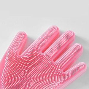 <span class=keywords><strong>Gants</strong></span> de Vaisselle en Silicone Alimentaire Antidérapants Imperméables Résistants à la Chaleur Réutilisables pour <span class=keywords><strong>Cuisine</strong></span> Maison Soins des Animaux Nettoyage - Product Image 3