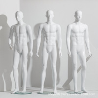 Mannequins masculins en plastique grandeur nature pour présentoirs de magasins de vêtements pour hommes, présentoirs de vitrine, formes de présentation, unités d'étagères