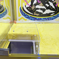Machine à griffes en bois économique de 31 pouces, distributeur de jouets, jeu d'arcade à monnayeur, machine à cadeaux, avec autocollant personnalisé, vente directe usine
