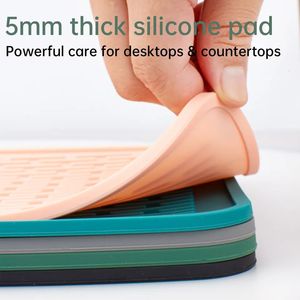 Personnalisé <span class=keywords><strong>2023</strong></span> nouveauté <span class=keywords><strong>cuisine</strong></span> outils alimentaires cuisson étanche résistant à la chaleur silicone plat séchage tapis pour la maison - Product Image 5