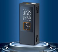 Gonfleur de pneu numérique pompe à compresseur d'air portable sans fil 150 PSI arrêt automatique d'urgence LED FlasherCar vélo moto