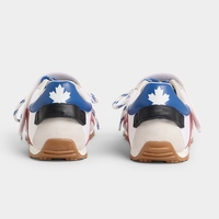 Zapatillas Deportivas Retro de Diseñador para Mujer, Multicolores, de Gamuza, con Tira Mágica Ajustable, Punta Puntiaguda, Geométricas
