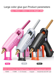 <span class=keywords><strong>Pistola</strong></span> <span class=keywords><strong>de</strong></span> Pegamento Eléctrica AIRAJ - Cuerpo <span class=keywords><strong>de</strong></span> Plástico, Barra <span class=keywords><strong>de</strong></span> Pegamento <span class=keywords><strong>de</strong></span> 7 mm, Segura para Niños, Punta <span class=keywords><strong>de</strong></span> <span class=keywords><strong>Silicona</strong></span>, 1 Año <span class=keywords><strong>de</strong></span> Garantía, Manualidades DIY - Product Image 4