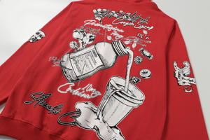 Nouveau sweat à capuche en coton 100% de qualité supérieure, lourd, de la marque High Street, ample et décontracté pour hommes, avec inscription « THAT'S A AWFUL LOT OF COUPH SYRUP » - Product Image 4