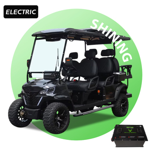 Shining lsv 6-Sitzer Golf wagen Elektrischer Golf Buggy 6-Sitzer Persönliches Transport fahrzeug Shuttle 6 <span class=keywords><strong>Zitter</strong></span> Golfkar - Product Image 1