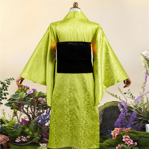 อะนิเมะนักฆ่าปีศาจ คิเมทสึ โนะ ไยบะ มาโคโมะคอสเพลย์เครื่องแต่งกายผู้หญิงสีเขียวชุดกิโมโนสำหรับปาร์ตี้ฮาโลวีน - Product Image 5