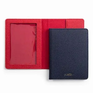 Personalized Custom Slim Genuine Leather Blank Sublimation Travel Passport Holder