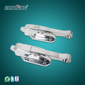 Cerradura de manija de puerta retráctil de aleación de Zinc oculta, antirrobo, pestillo de acero duradero pulido, desbloqueo de llave, diseño Industrial - Product Image 2