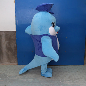 Efun quantité minimale de commande 1 PC <span class=keywords><strong>Costume</strong></span> de mascotte professionnel personnalisé petit dauphin bleu Taille <span class=keywords><strong>adulte</strong></span> Costumes de <span class=keywords><strong>poisson</strong></span> de dessin animé Costumes à vendre - Product Image 2