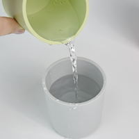 Lavable au lave-vaisselle en silicone Sippy Tiny Open Cups Gobelets en silicone pour bébé pour 6 mois + Baby Training and Water Drinking