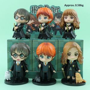 Versione Q per Action Figure di <span class=keywords><strong>Harry</strong></span> <span class=keywords><strong>Potter</strong></span>, Hermione e Ron, Personaggi in PVC per Decorazione Giocattoli - Product Image 4