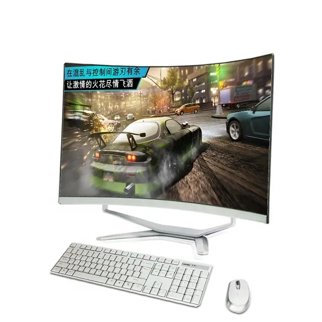 China 23.8 ''/27'' in-te-l i7 gaming persönliche gamer Desktop alle in einem PC computer set aio pc