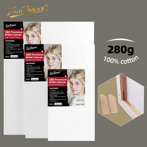 Xin Bowen Paint <span class=keywords><strong>Canvas</strong></span> 280g Algodón Lienzo blanco de diferentes tamaños para pintura al óleo y pintura acrílica - Product Image 4