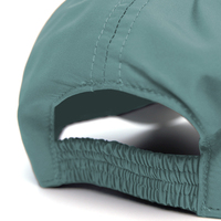 Casquette de baseball en microfibre de luxe, style minimaliste et discret, 6 panneaux, effet délavé, résistante à l'eau, haut de gamme, décontractée et professionnelle, avec logo personnalisé
